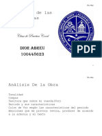 Dior Abreu - Análisis de Las Obras (Primer Parcial)