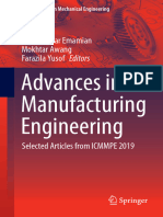 Advances in Manufacturing Engineering_ Selected Articles From ICMMPE 2019 - Seyed Sattar Emamian, Mokhtar Awang, Farazila Yusof - Springer