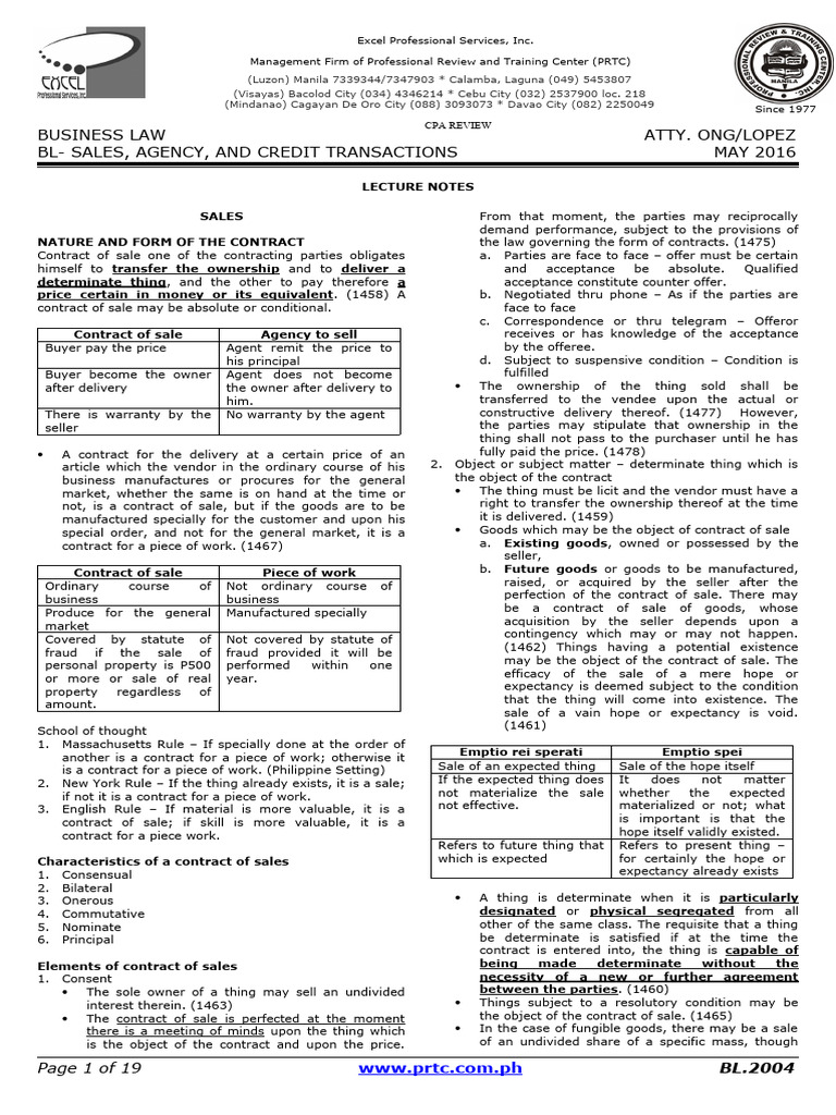 SALES Agency and Credit Transaction PRTC Format | PDF | Auction | Prices