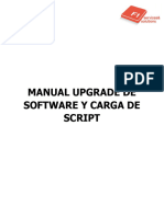 Manual  Upgrade de Software y carga de Script BBU