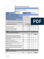 Rúbrica de Evaluación de Desempeñov