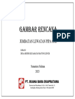 Gambar Jembatan Lintas Pipa Gas - 7 Meter