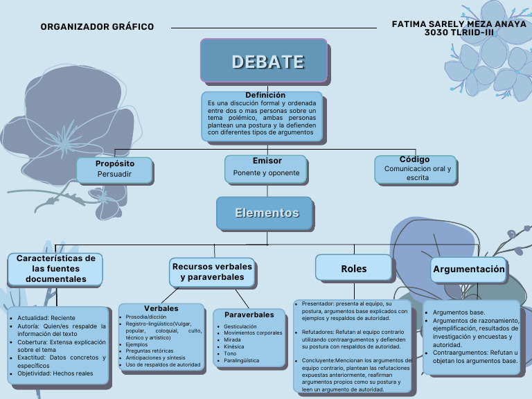 Organizador Gr fico Debate Academico TLR Descargar Gratis PDF 