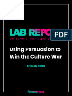 Using Persuasion To Win The Culture War