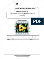 PDF Lab 4 Aplicacion de Tecnicas y Modelos de Diseo Comunes - Compress