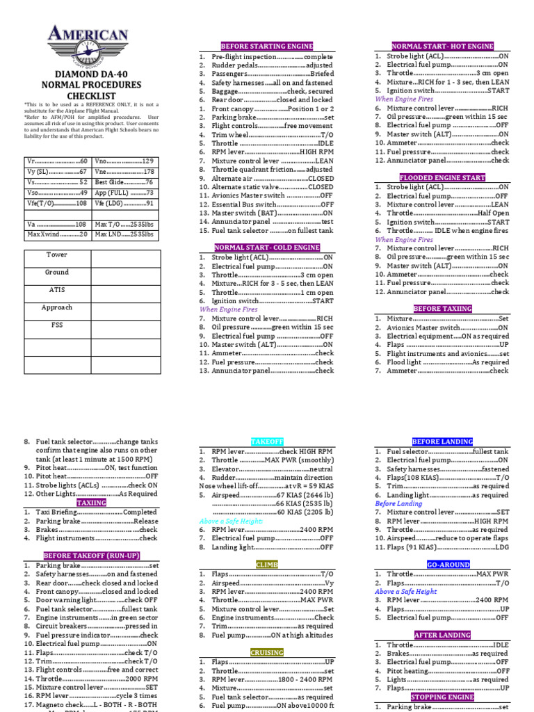 diamond-da-40-normal-pdf-throttle-brake