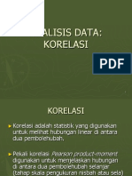 Analisis Data Korelasi