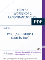 FIRM A2 - LT (WORKSHOP 2) Slides