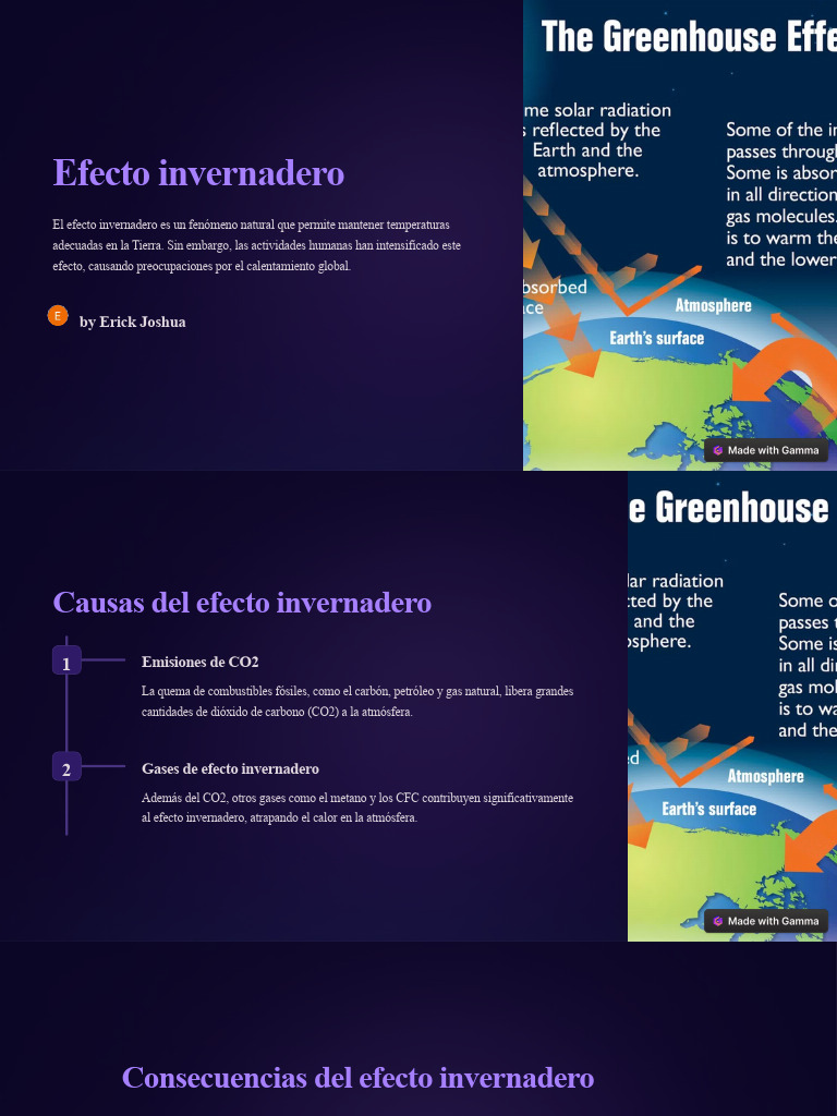 Causas y Soluciones al Efecto Invernadero | PDF | Gases de efecto ...