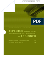 1 Aspectos generales del diagnóstico y reconocimiento de Lesiones