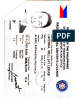 Valid ID Divers License