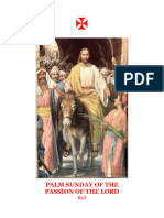 Palm Sunday of The Passion of The Lord