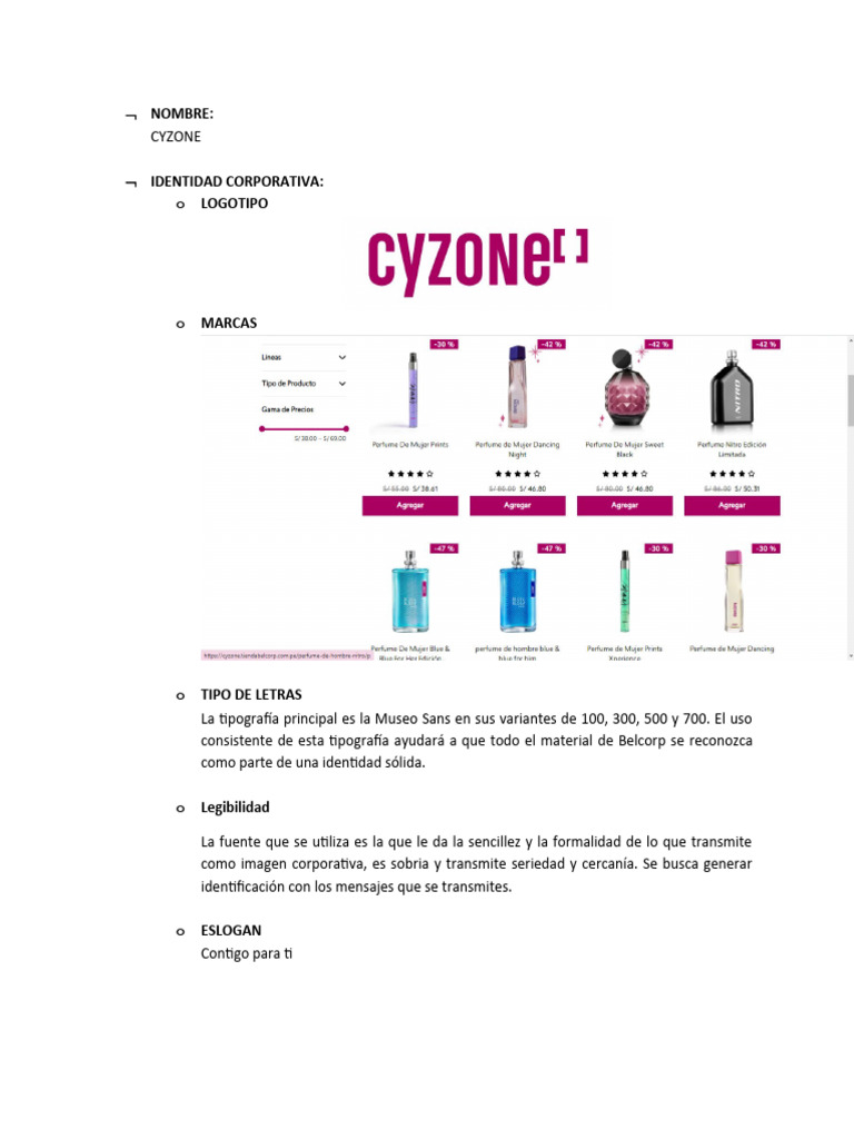 Identidad Corporativa de CyZone | PDF