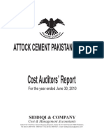 Attock Cenent Cost Audit Report_2010