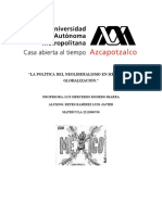 LuisJavier - ReyesRamírez - La Política Del Neoliberalismo en México y La Globalización