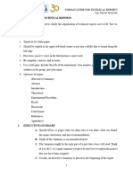 Format Guide For Technical Reports Ups