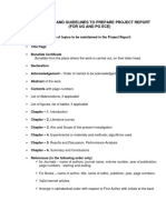 PBLA Project Report 2024 Guidelines