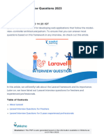 Top Laravel Interview Questions 2023: Updated On Jun 7, 2023 14:20 IST