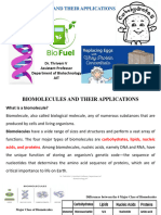 Module-I Biomolecules & Their applications-BFE