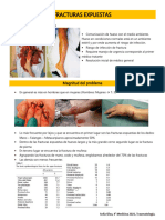 Fracturas Expuestas - Artritis séptica - Sd compartimental