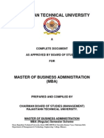 MBA Syllabus Subject to approval of Academic Council
