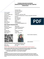 Kartu Ujian Akademik Nur - Hasanah 2307190707