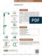 Regadera de Emergencia PVC RMP 1 Orion