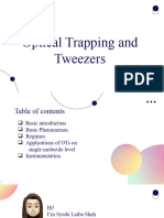 Group 6 Optical Trapping and Tweezers (Autosaved)