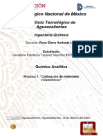 Práctica #1 Calibración de Métodos Volumétricos