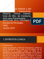 ema Entrevista en Psicopatología infantil y Psicoterapia Infantil