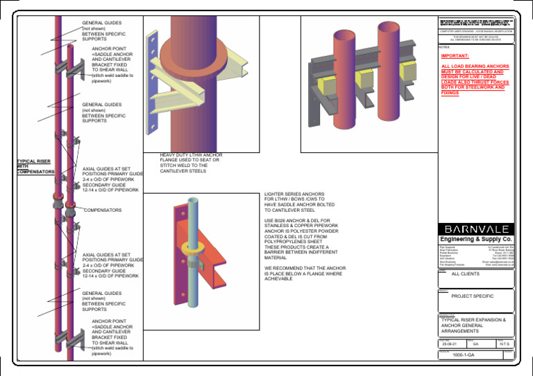 Anchor Pipework Guidelines for IG11 0DA | PDF | Secondary Sector Of The ...