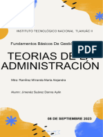 Teorias de Administración