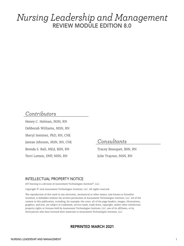 Scholarly Articles On Nursing Leadership And Management