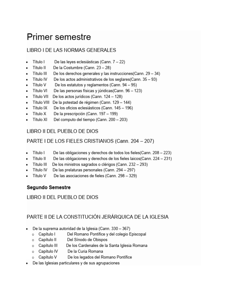 Normas y Estructura de la Iglesia Católica | PDF | Iglesia Católica ...