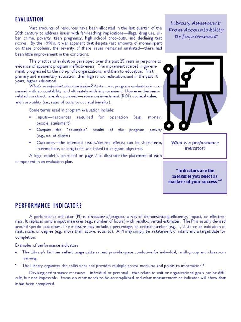 Library Program Evaluation Insights | PDF | Program Evaluation ...