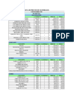 Lista de Materiales