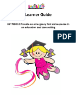 Microsoft Word - HLTAID012 Learner Guide