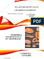 Ingrijirea Pacientului Cu Avc Hemoragic PDF