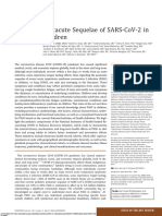 Postacute Sequelae of SARS-CoV-2 in CHILDRE