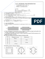 Class 4 Maths Worksheet PT-3