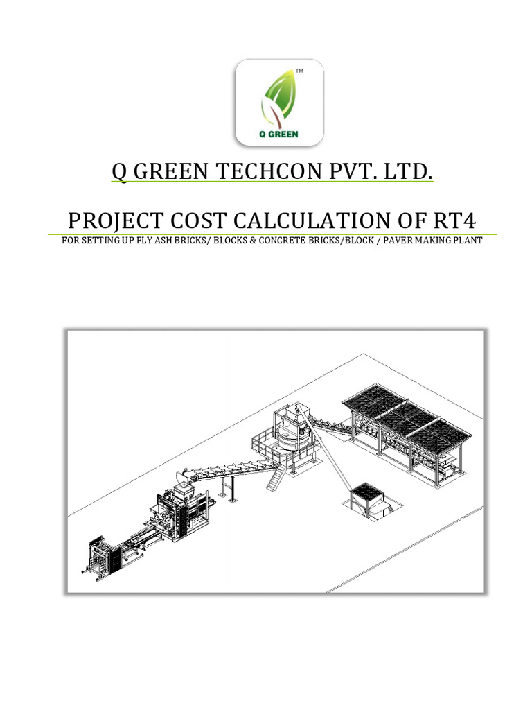 RT4 Odisha Project Cost Estimation PDF Electric Motor Brick