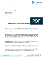 Proposal For IECHO Digital Cutting Machine - PK 0604 - 0705 Plus - JK Enterprises - Tirupur 02.02.24