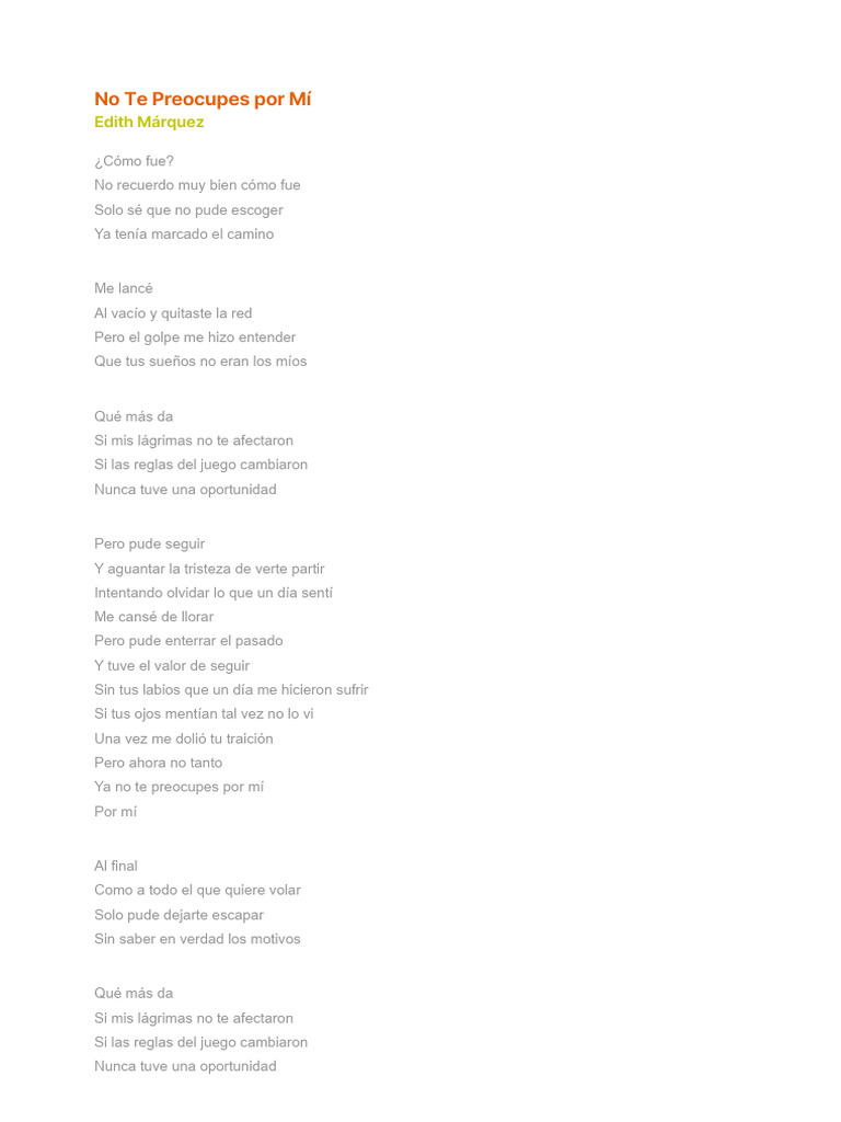 Letra de 