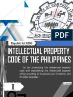 Lesson 1 INTELLECTUAL PROPERTY CODE OF THE PHILIPPINES