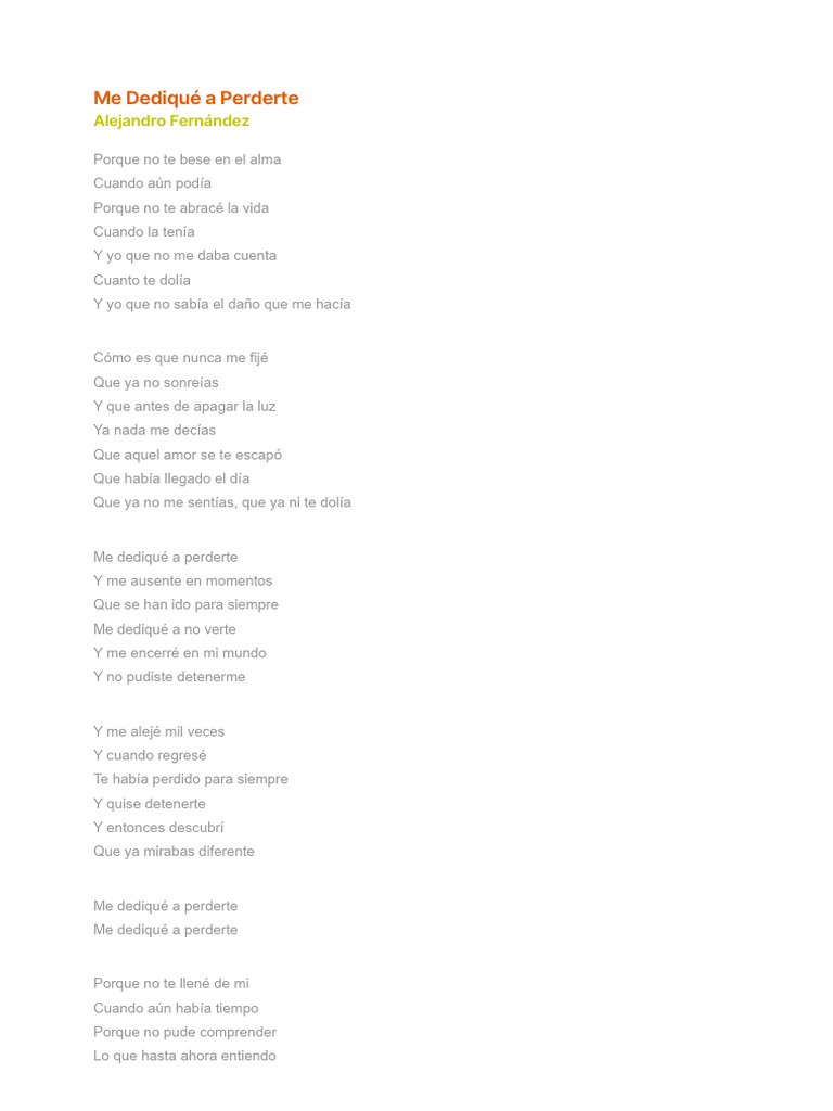 Letra de 