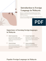 Foreign Language in Malaysia