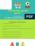 WordCraft Puzzle Quest