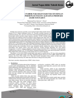 Jurnal Singkat Pabrik Paraxylene Dari Toluen