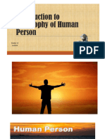 short discouse on human peson