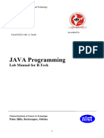 Java Lab Manual